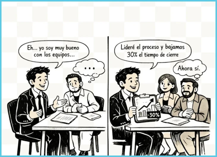 ¿Cómo adapto mi tono al hablar de logros en una entrevista virtual o por videollamada?