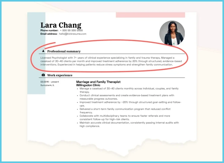 Cómo escribir un resumen profesional en el CV