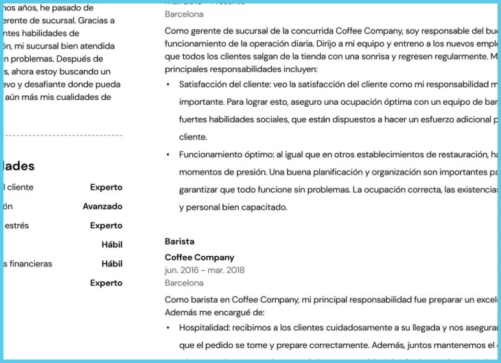 Cómo listar proyectos freelance sin fechas de empleo fijo