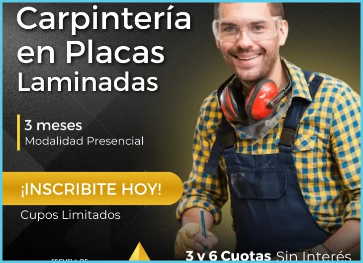 Cursos de carpintería para trabajo independiente