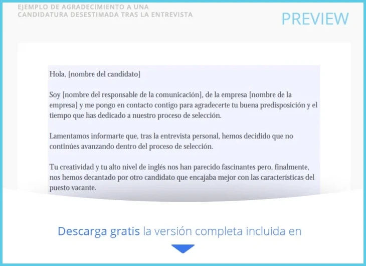 Definición de entrevistas por competencias y objetivos