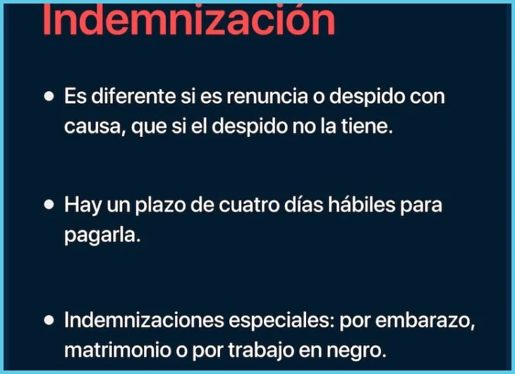 Documentación laboral necesaria: recibos de sueldo y telegrama de despido