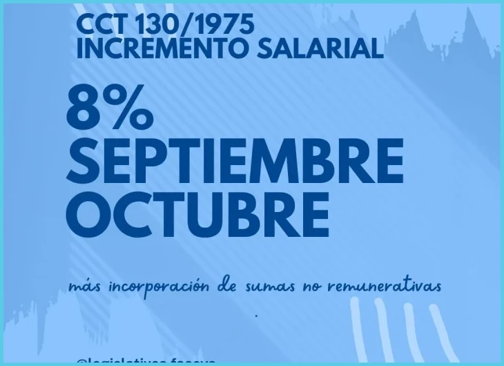 ¿NUEVO ACUERDO PARITARIO El incremento se aplicará entre ?