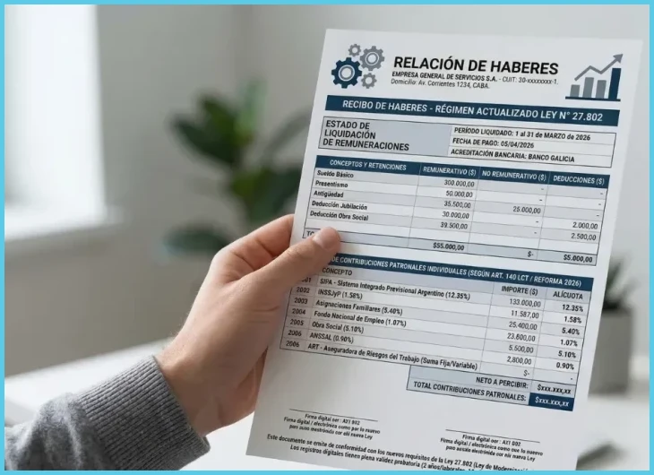 Paso 1 — Identificar los datos del empleador y empleado en el encabezado